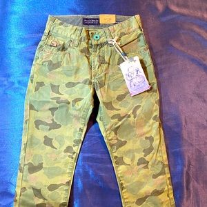 Scotch & Soda, Scotch Shrunk camouflage boy pants